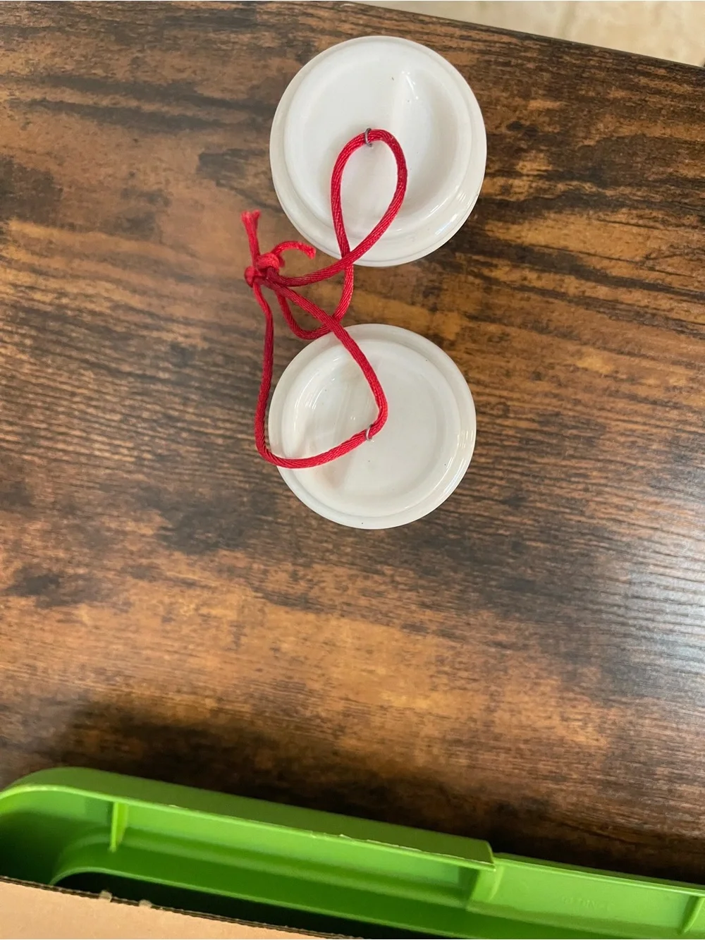 Starbucks Red & White Ceramic Coffee Cup Ornaments with Logo